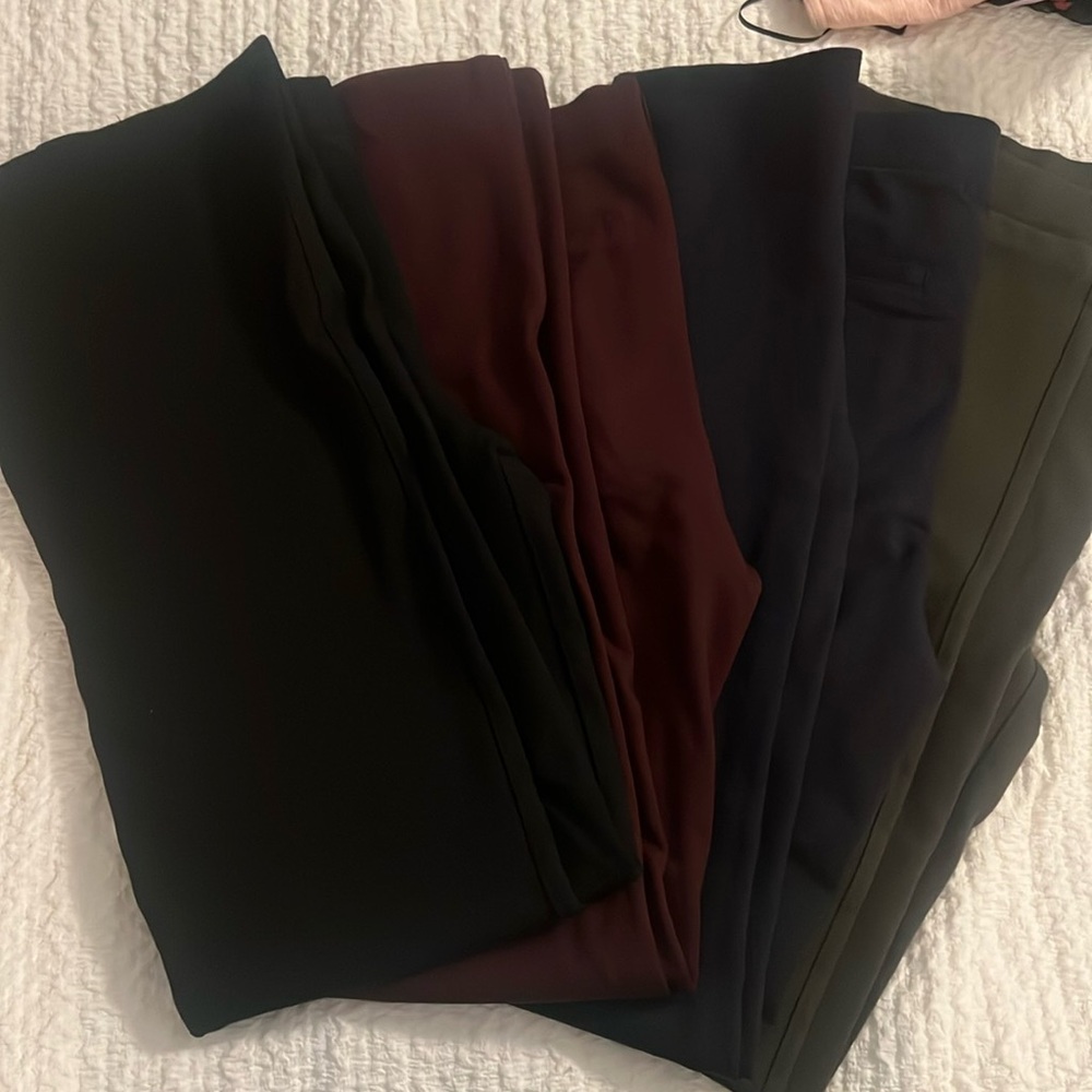 Quince Women's Trousers in Black, Burgundy, Navy, Olive